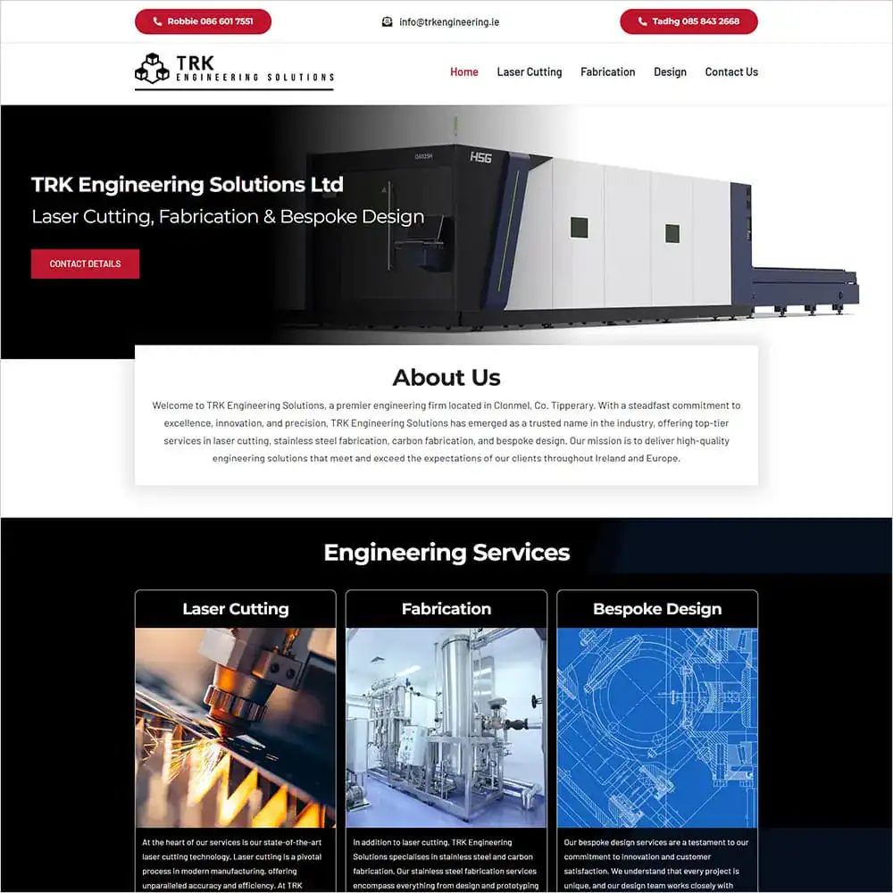 trk engineering solutions – new website launched